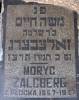 Mosze Moryc Chaim son of Szlomo Zalcberg from Pock 1857 - 1937. The grave is located on jewish cemetery in Bialystok